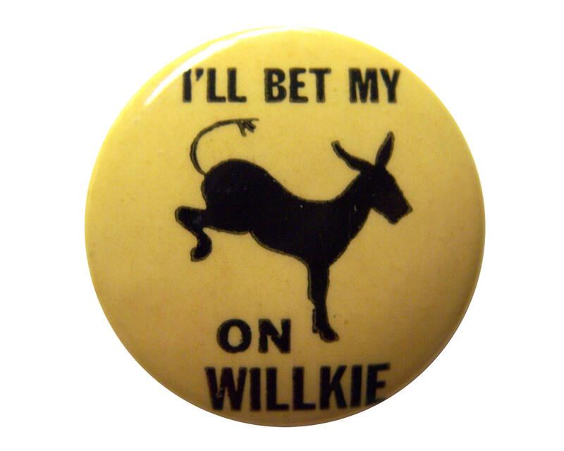 Willkie Campaign Button, 1940 – All Artifacts – Franklin D. Roosevelt ...