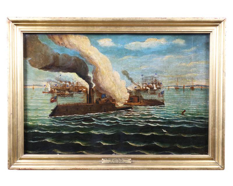 The Monitor and the Merrimac at Short Range by an Eye Witness