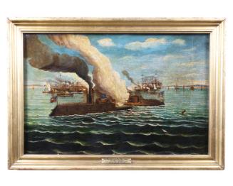 The Monitor and the Merrimac at Short Range by an Eye Witness