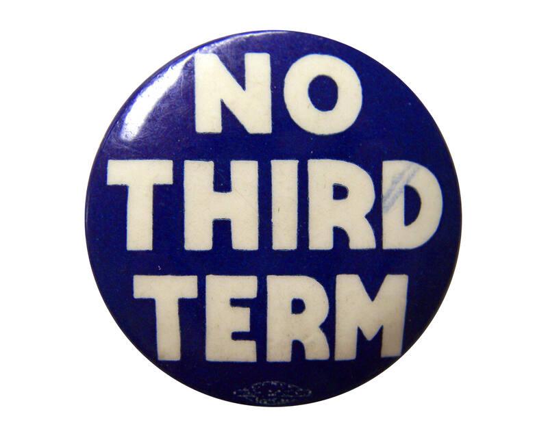 Anti-Roosevelt Campaign Button, 1940