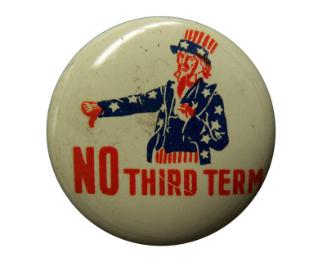 Anti-Roosevelt Campaign Button, 1940