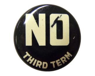 Anti-Roosevelt Campaign Button, 1940