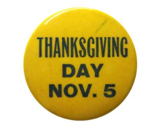 Anti-Roosevelt Campaign Button, 1940