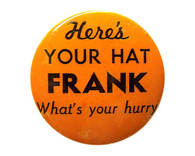 Anti-Roosevelt Campaign Button, 1940