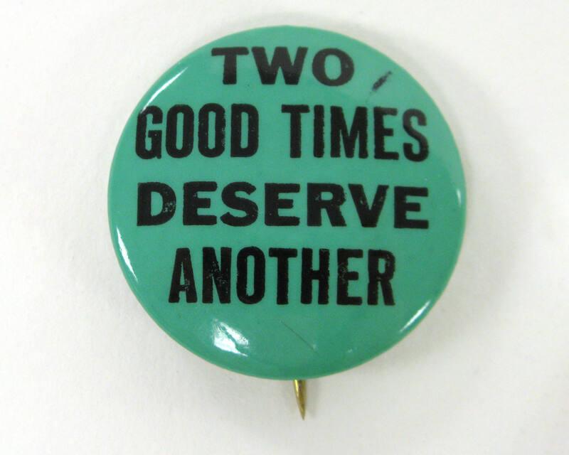 Roosevelt Campaign Button, 1940