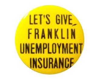 Anti-Roosevelt Campaign Button, 1940