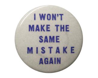 Anti-Roosevelt Campaign Button, 1940