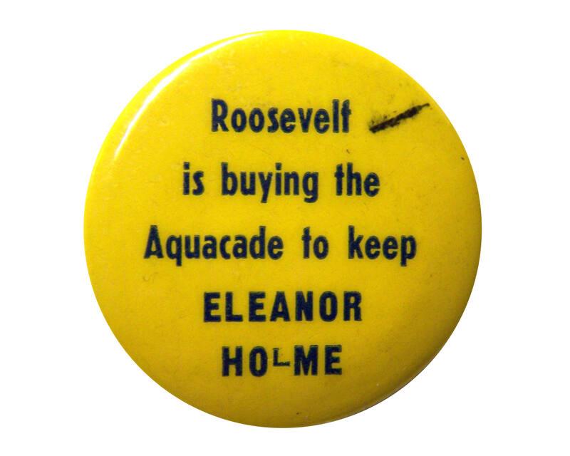 Anti-Roosevelt Campaign Button, 1940