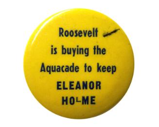 Anti-Roosevelt Campaign Button, 1940