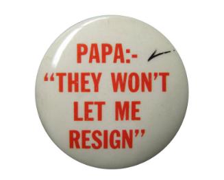 Anti-Roosevelt Campaign Button, 1940