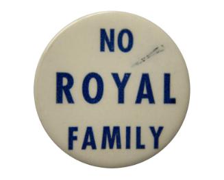 Anti-Roosevelt Campaign Button, 1940