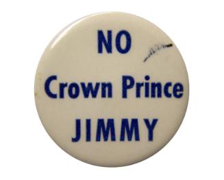 Anti-Roosevelt Campaign Button, 1940