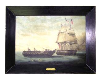 U.S. Constitution and H.B.M Frigate "Java"