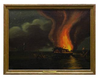 Burning of U.S.S. Philadelphia