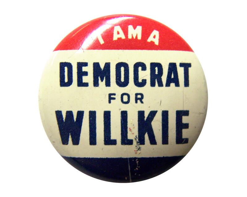 Willkie Campaign Button – All Artifacts – Franklin D. Roosevelt ...