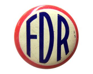 Roosevelt Campaign Button, 1940