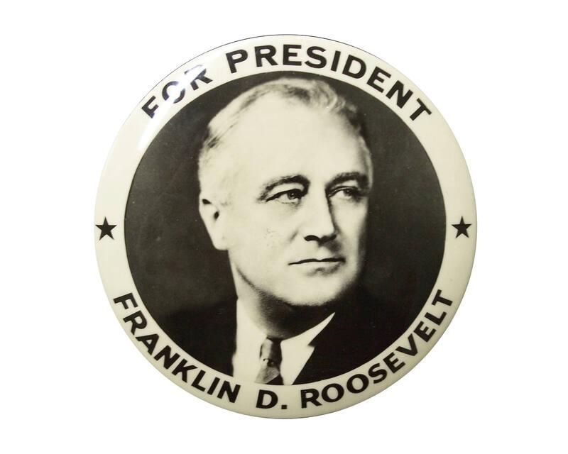 Roosevelt Campaign Button, 1940
