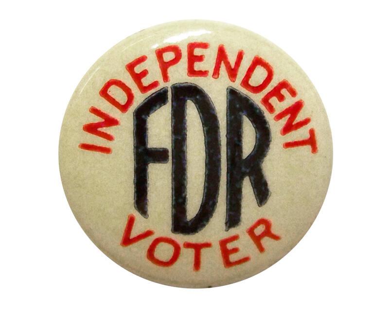 Roosevelt Campaign Button, 1940