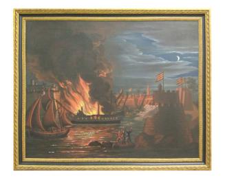 Burning of the USS Philadelphia