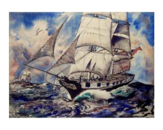 Captain Perry's Ship the Niagara