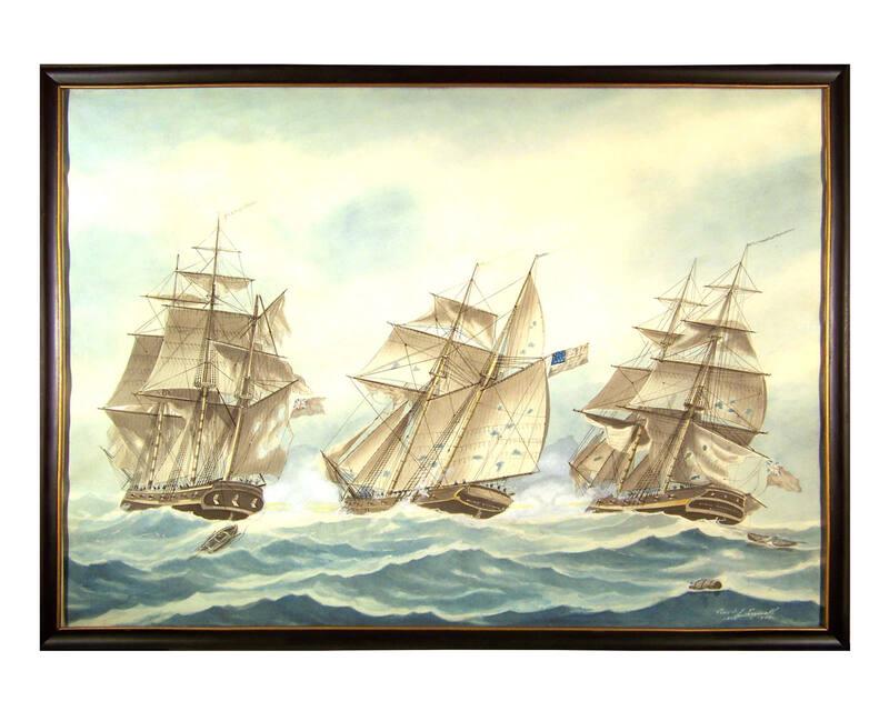 American Schooner Dolphin Painting