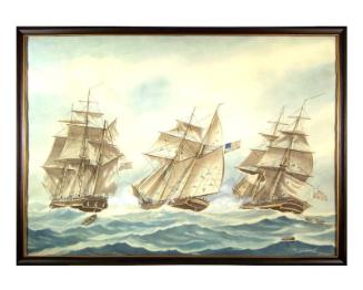 American Schooner Dolphin Painting