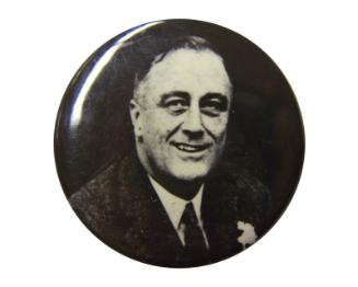 Roosevelt Campaign Button, ca. 1940