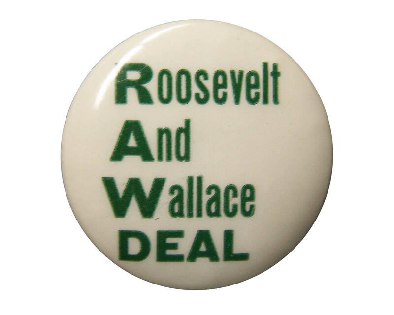 Anti-Roosevelt Campaign Button, 1940