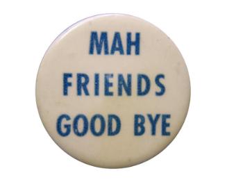 Anti-Roosevelt Campaign Button, 1940