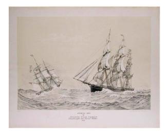 Western Ocean Packets Dreadnought and Daniel Webster 1853