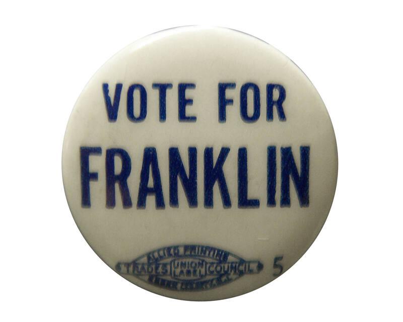 Roosevelt Campaign Button, 1940