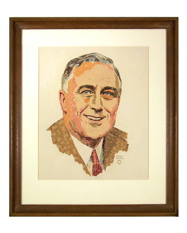 Stamp Portrait of Franklin D. Roosevelt