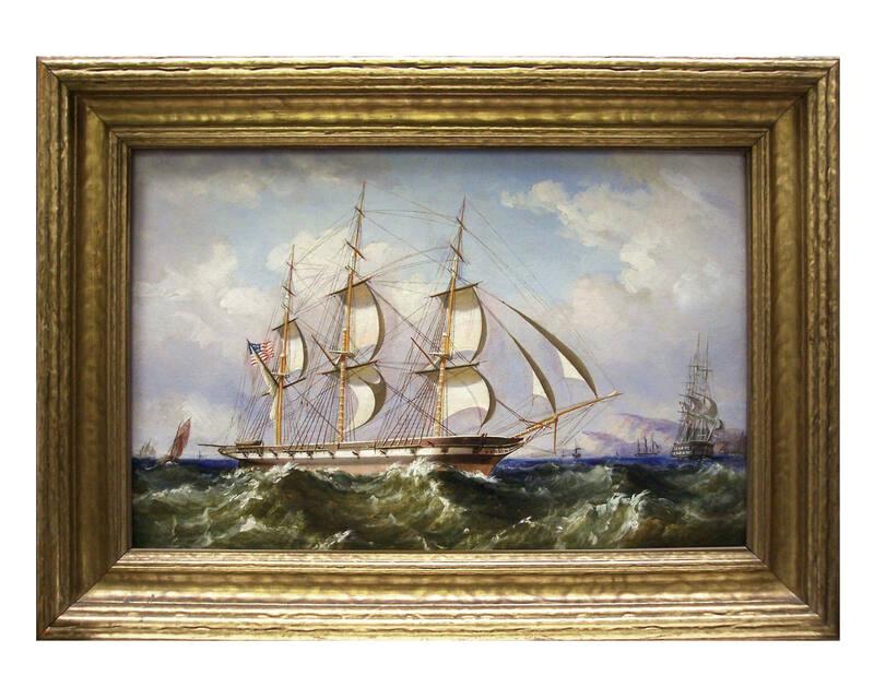 American Navy Sloop-Of-War Painting