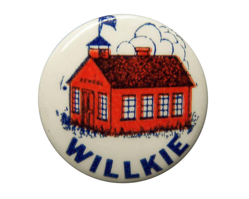 Willkie Campaign Button, 1940