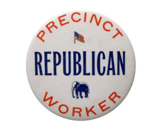 Republican Precinct Worker Button