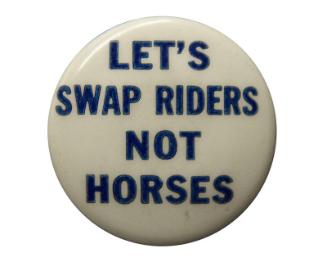 Anti-Roosevelt Campaign Button, 1940