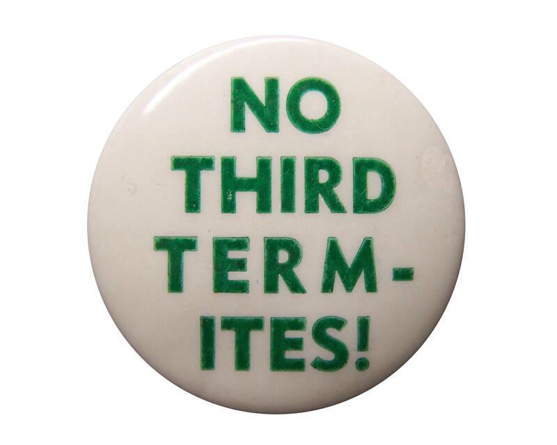 Anti-Roosevelt Campaign Button, 1940