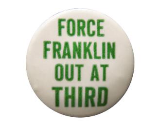 Anti-Roosevelt Campaign Button, 1940