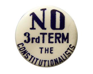 Anti-Roosevelt Campaign Button, 1940