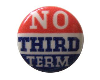 Anti-Roosevelt Campaign Button, 1940