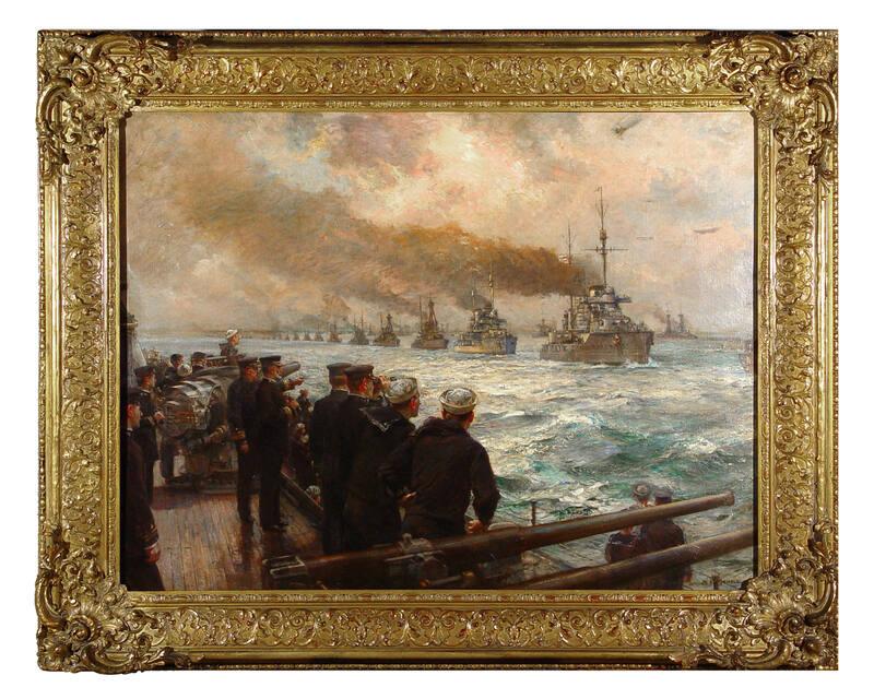 Surrender of the German Fleet to the Grand Fleet at Scapa Flow
