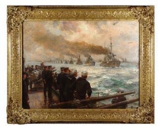 Surrender of the German Fleet to the Grand Fleet at Scapa Flow