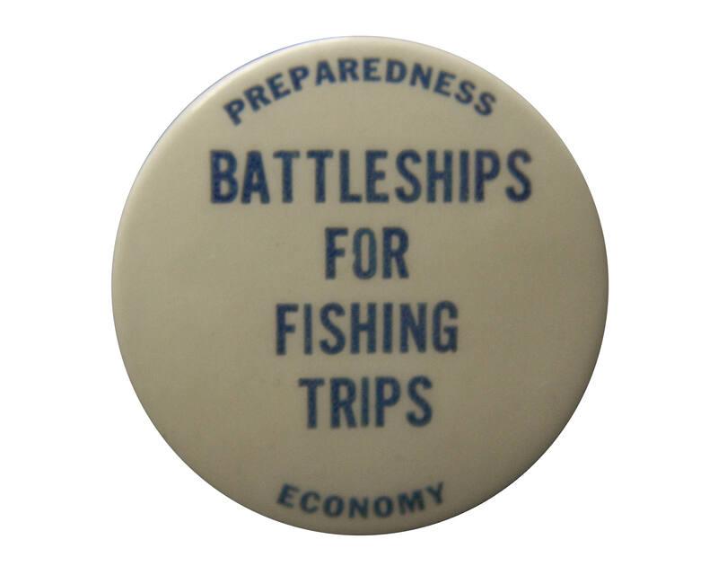 Anti-Roosevelt Campaign Button, 1940