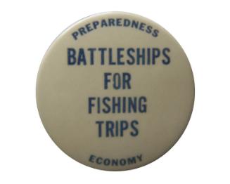 Anti-Roosevelt Campaign Button, 1940
