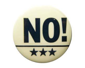 Anti-Roosevelt Campaign Button, 1940