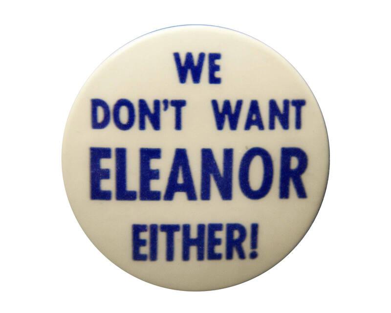 Anti-Roosevelt Campaign Button, 1940