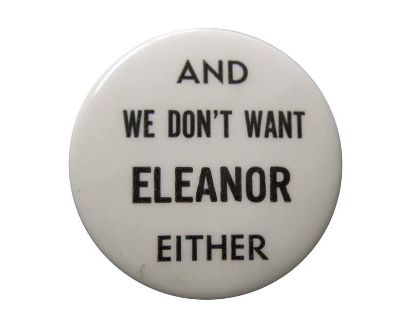 Anti-Roosevelt Campaign Button, 1940