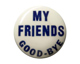 Anti-Roosevelt Campaign Button, 1940