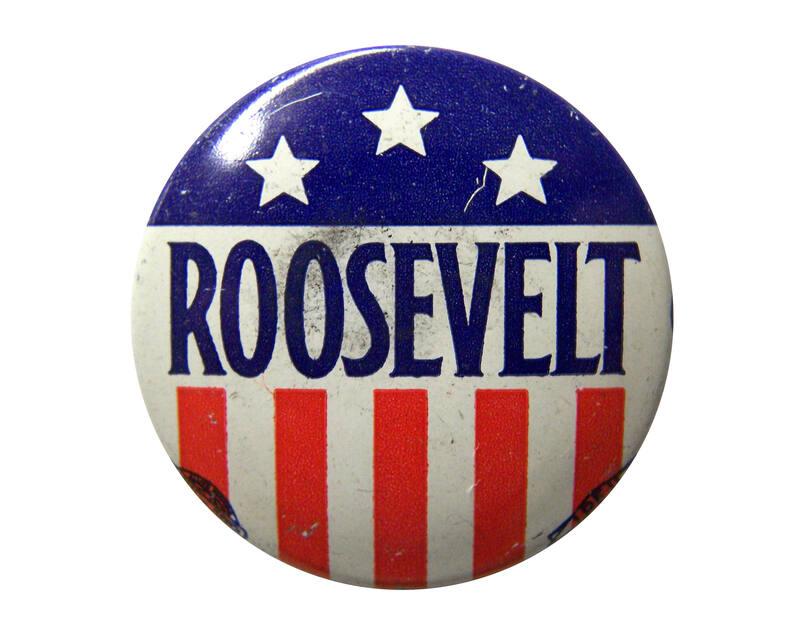 Roosevelt Campaign Button, 1940