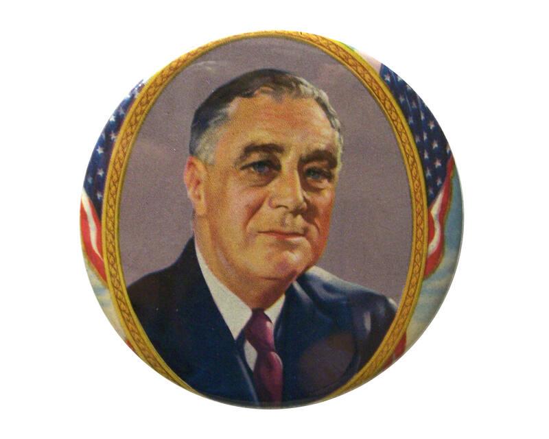 Roosevelt Campaign Button, 1940
